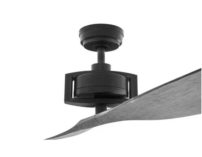 Home Decorators Collection Alderbrook 60 in. Indoor Matte Black Ceiling fan with Remote Control