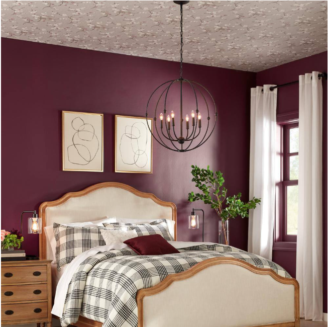 Simple Designs 19 in. Bronson Antique Style Black Industrial Iron Lantern Desk Lamp with Glass Shade
