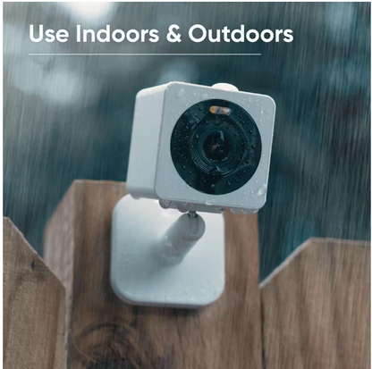 Wyze Cam OG, Wired Indoor/Outdoor 1080p HD Smart Home Security Camera with Built-In Spotlight