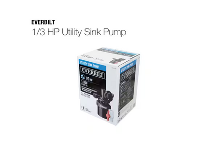 Everbilt 1/3 HP Utility Sink Pump