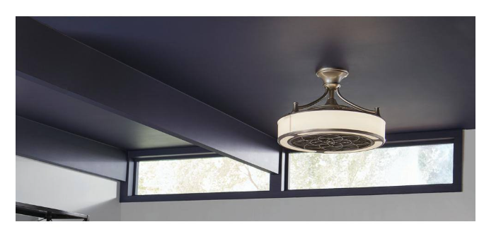 Home Decorators Collection Windara 22 in. LED Indoor/Covered Outdoor Brushed Nickel Ceiling Fan with Light Kit and Remote Control