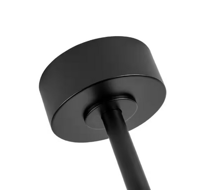 Breezary Melissa 72 in. 6 Fan Speeds Ceiling Fan in Black with Remote Control Included