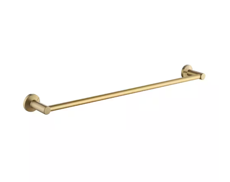 Glacier Bay Dorind 24 in. Wall Mounted Towel Bar in Brushed Gold