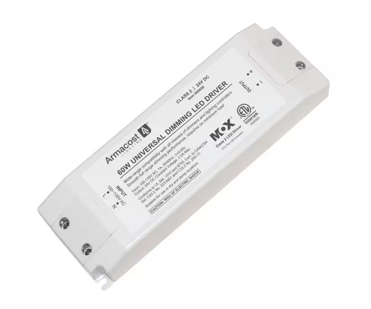 Armacost Lighting 60-Watt 24-Volt Constant Voltage Universal Dimming LED Power Supply