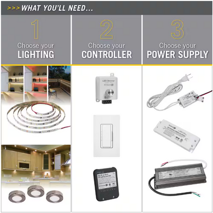 Armacost Lighting 60-Watt 24-Volt Constant Voltage Universal Dimming LED Power Supply