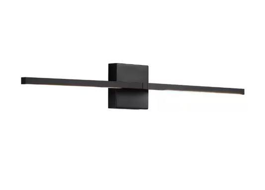 KAISITE 30 in. 2-light Black LED Vanity Light Bar 18-Watt Rotatable Bathroom Light Fixture Dimmable Sconces Wall Lighting