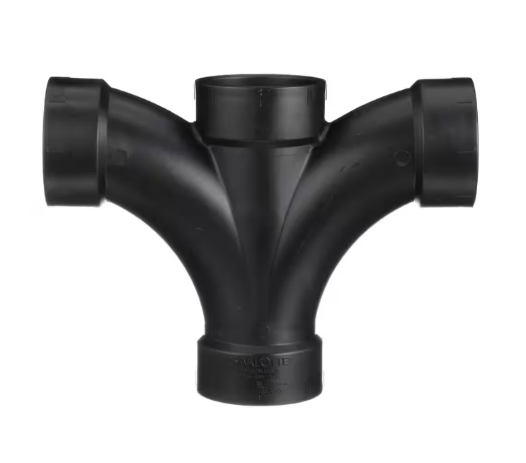 Charlotte Pipe 3 in. ABS DWV Double Fixture Fitting