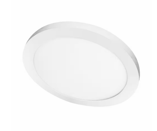 Commercial Electric 15 in. 22.5-Watt Dimmable White Integrated LED 1650 Lumens Round Flat Panel Ceiling Flush Mount with Color Change 5CCT