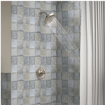 KOHLER Sundae Single-Handle 3-Spray Tub and Shower Faucet 1.75 GPM in Vibrant Brushed Nickel (Valve Included)