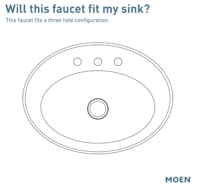 MOEN Banbury 4 in. Centerset Double Handle Low-Arc Bathroom Faucet in Matte Black