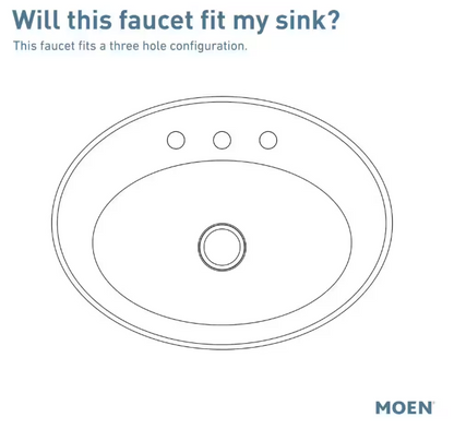 MOEN Banbury 4 in. Centerset Double Handle Low-Arc Bathroom Faucet in Matte Black