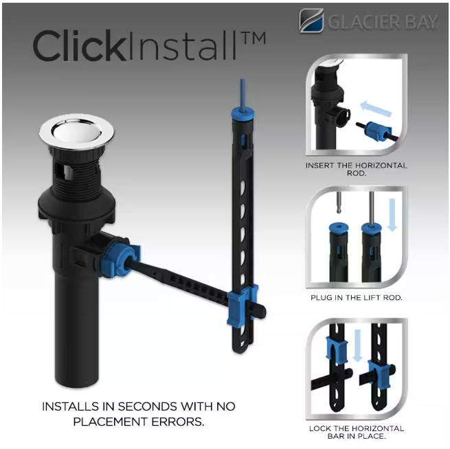 Glacier Bay Melina 4 in. Centerset Double Handle High-Arc Bathroom Faucet in Brushed Nickel