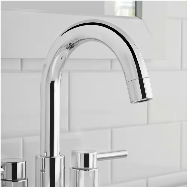 Glacier Bay Dorind 4 in. Centerset Double Handle High-Arc Bathroom Faucet in Chrome