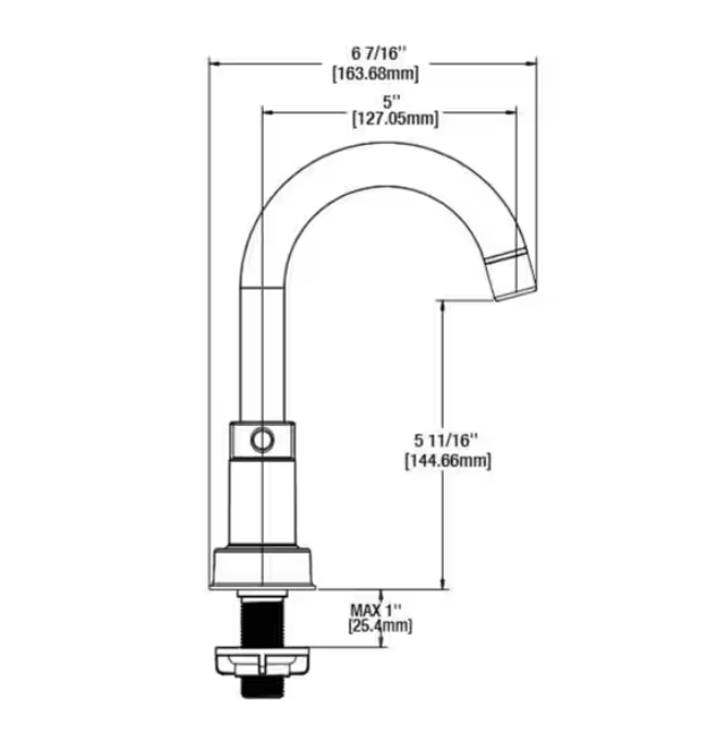 Glacier Bay Dorind 4 in. Centerset Double Handle High-Arc Bathroom Faucet in Chrome