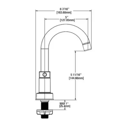 Glacier Bay Dorind 4 in. Centerset Double Handle High-Arc Bathroom Faucet in Chrome