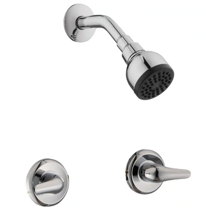 Glacier Bay Aragon Double Handle 1-Spray Shower Faucet 1.75 GPM in Chrome