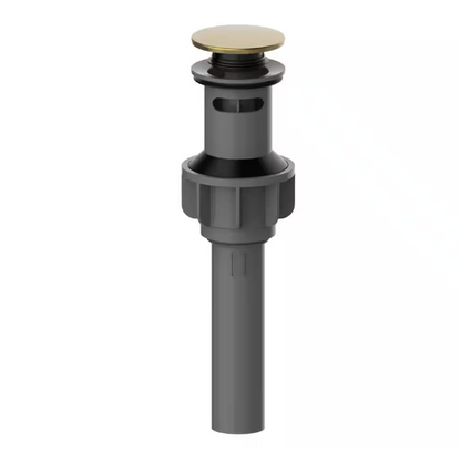 Glacier Bay Dorind Single Hole Single-Handle Deck Mount High-Arc Bathroom Faucet in Matte Gold
