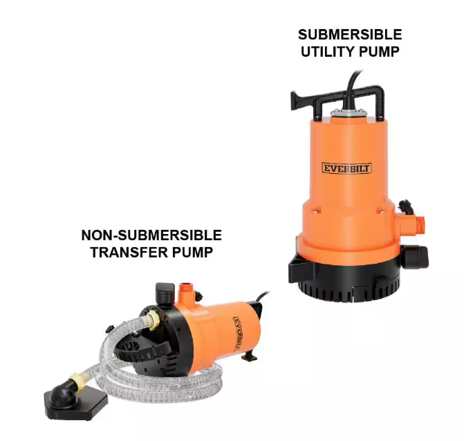 Everbilt 1/4 HP 2-in-1 Submersible Utility and Transfer Pump