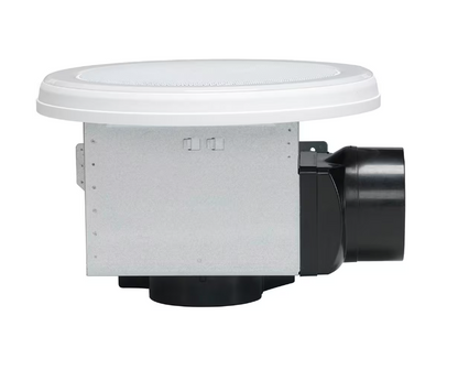 HOMEWERKS 80 CFM Ceiling Mount Bathroom Exhaust Fan with Bluetooth Speaker and LED Light