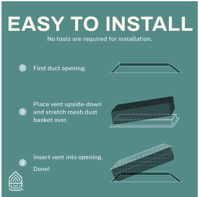 HOME INTUITION Victorian Scroll 2 x 14 in. Decorative Floor Register Vent with Mesh Cover Trap, Matte Black