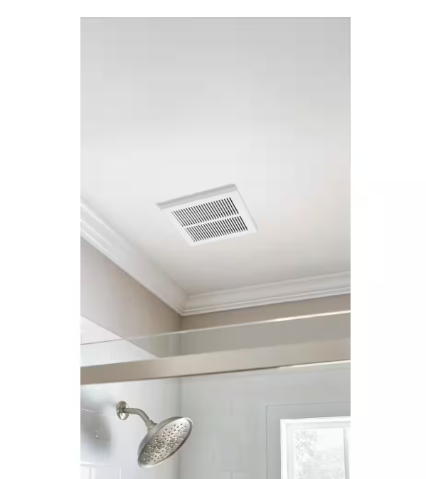 Hampton Bay 80 CFM Ceiling Mount Room Side Installation Humidity Sensing Bathroom Exhaust Fan, ENERGY STAR