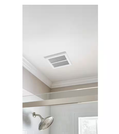 Hampton Bay 80 CFM Ceiling Mount Room Side Installation Humidity Sensing Bathroom Exhaust Fan, ENERGY STAR