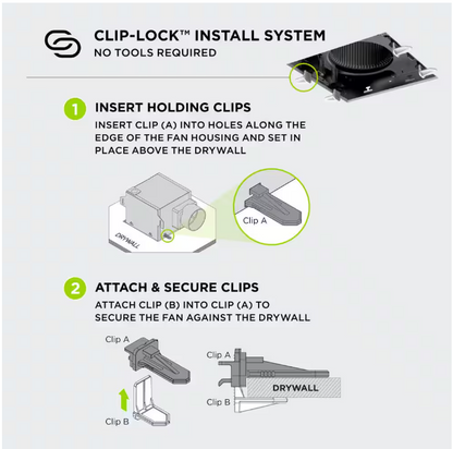 Commercial Electric 50 CFM Ceiling Mount Room Side Installation Bathroom Exhaust Fan, ENERGY STAR