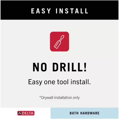 Delta Averland Single Towel Hook Bath Hardware Accessory in Matte Black