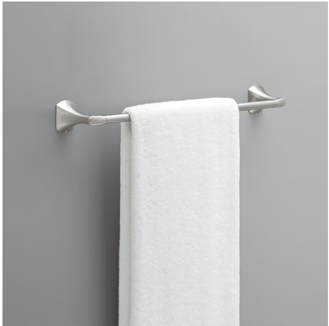 Delta Pierce 18 in. Wall Mount Towel Bar Bath Hardware Accessory in Brushed Nickel