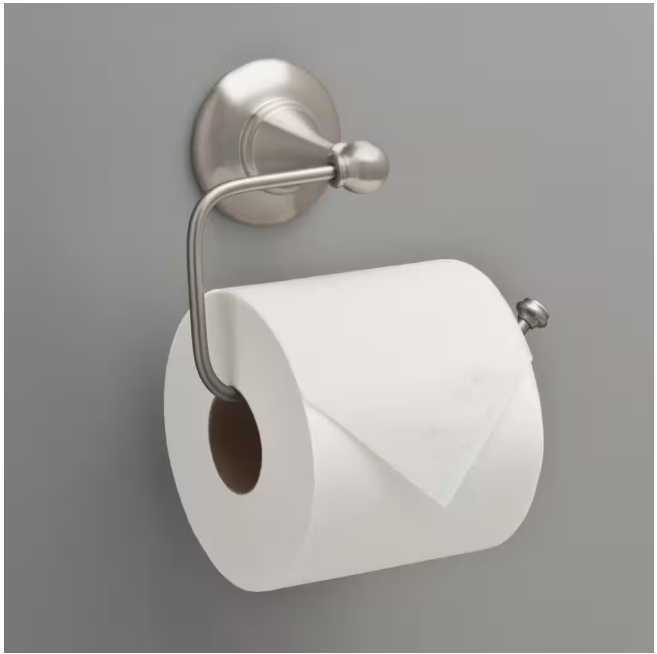 Delta Greenwich II 3-Piece Bath Hardware Set with 24 in. Towel Bar, Toilet Paper Holder, Towel Ring in Brushed Nickel