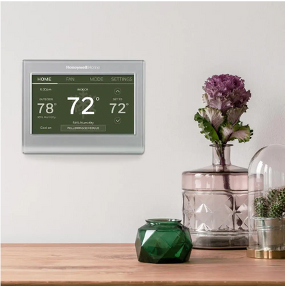 Honeywell Home Wi-Fi Smart Color 7-Day Programmable Smart Thermostat with Color-Changing Touchscreen Display