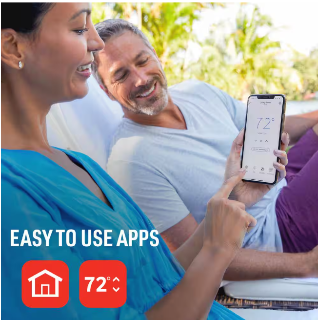 Honeywell Home Wi-Fi Smart Color 7-Day Programmable Smart Thermostat with Color-Changing Touchscreen Display