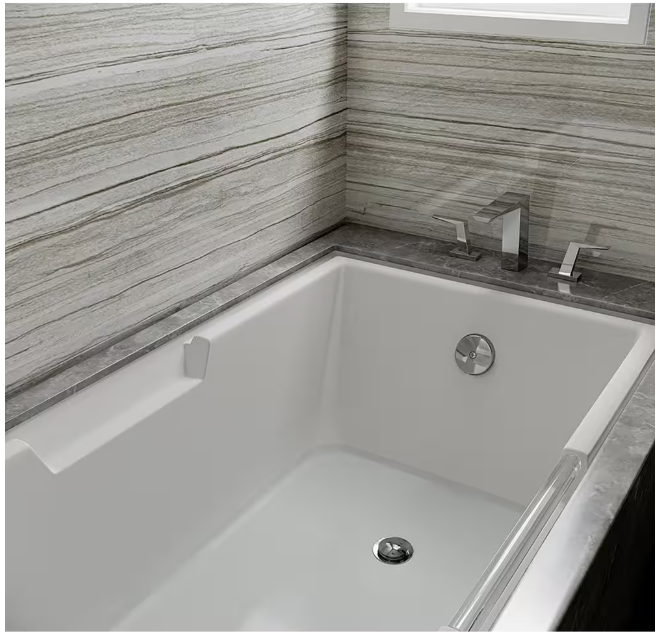 Everbilt Easy Touch 1-1/2 in. Schedule 40 White PVC Pipe Bath Waste and Overflow Drain in Chrome