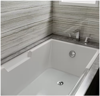 Everbilt Twist and Close 1-1/2 in. White Poly Pipe Bath Waste and Overflow Drain in Chrome