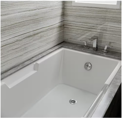 Everbilt Trip Lever 1-1/2 in. White Poly Pipe Bath Waste and Overflow Drain in Chrome
