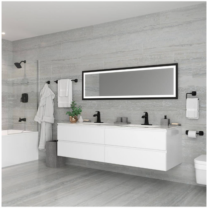 Pfister Bellance 3-Piece Bath Hardware Set with 18 in. Towel Bar Towel Ring and Toilet Paper Holder in Matte Black