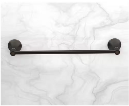 Glacier Bay Sadira 3-Piece Bath Hardware Set with Towel Bar, Paper Holder, Towel Ring in Bronze