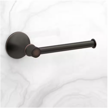 Glacier Bay Sadira 3-Piece Bath Hardware Set with Towel Bar, Paper Holder, Towel Ring in Bronze