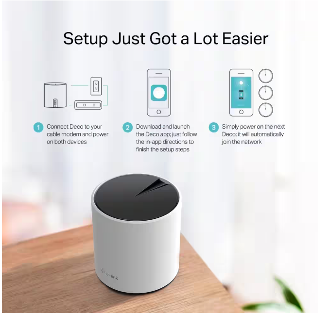 TP-LINK AX1800 Whole Home Mesh Wireless Router System