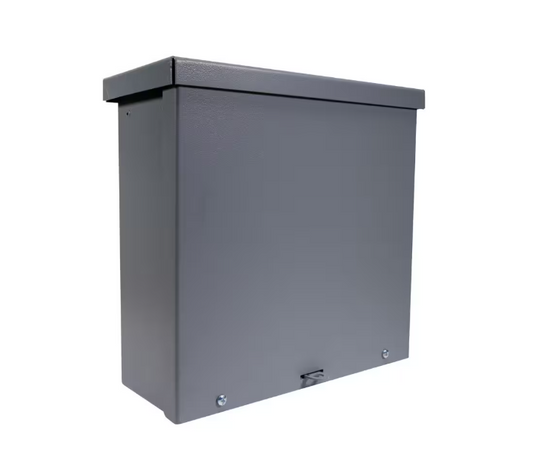 Southwire N3R 10 in. 4 in. D x W x 10 in. H Carbon Steel Gray Screw-Cover Wall Mount Box