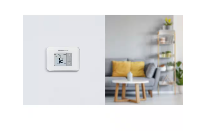Honeywell Home Horizontal Non-Programmable Thermostat with Digital Backlit Display