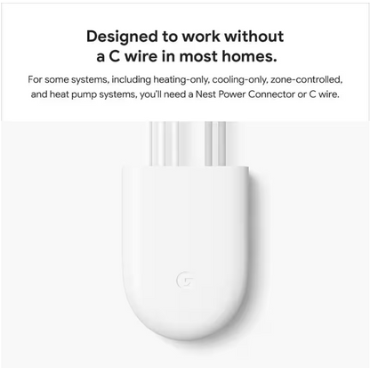Google Nest Thermostat - Smart Programmable Wi-Fi Thermostat - Charcoal