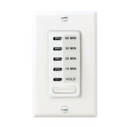 Intermatic 15 Amp 60-Minute Countdown In-Wall Timer - White