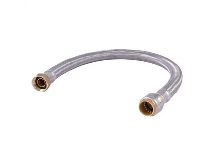 SharkBite Max 3/4 in. Push-to-Connect x 3/4 in. FIP x 24 in. Braided Stainless Steel Water Heater Connector