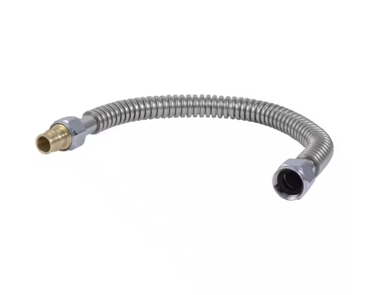 SharkBite 3/4 in. PEX-A Brass Expansion x 3/4 in. FIP x 18 in. L Stainless Steel Flexible Water Heater Connector