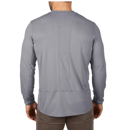 Milwaukee Men's Work Skin 2XL Gray Light Weight Performance Long-Sleeve T-Shirt