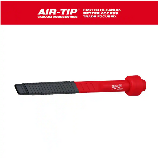 Milwaukee AIR-TIP 1-1/4 in. - 2-1/2 in. Flexible Long Reach Crevice Tool Attachment For Wet/Dry Shop Vacuums (1-Piece)