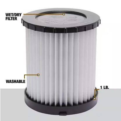 DEWALT HEPA Replacement Filter for DC500 Wet/Dry Vacuum