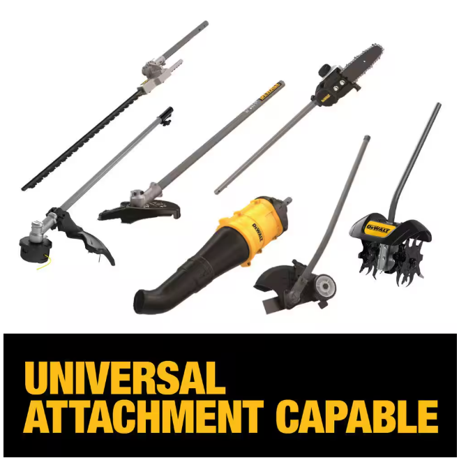 DEWALT FLEXVOLT 60V MAX 17 in. Cordless Battery Powered Attachment Capable Trimmer Kit with Charger