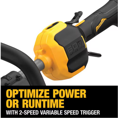DEWALT FLEXVOLT 60V MAX 17 in. Cordless Battery Powered Attachment Capable Trimmer Kit with Charger